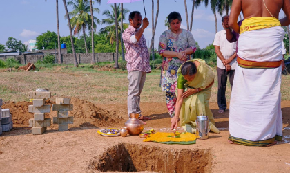 Groundbreaking Ceremony (Boomi Poojai)
