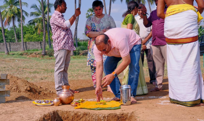 Groundbreaking Ceremony (Boomi Poojai)