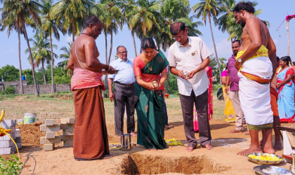 Groundbreaking Ceremony (Boomi Poojai)