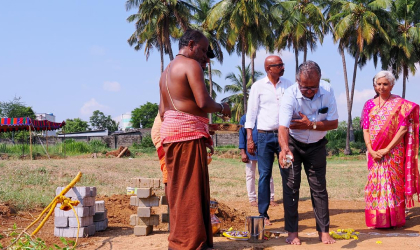 Groundbreaking Ceremony (Boomi Poojai)