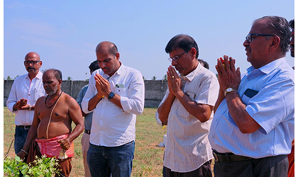 Groundbreaking Ceremony (Boomi Poojai)